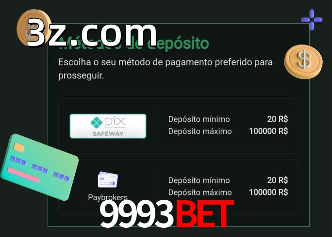 O cassino 9993BETbet oferece uma grande variedade de métodos de pagamento